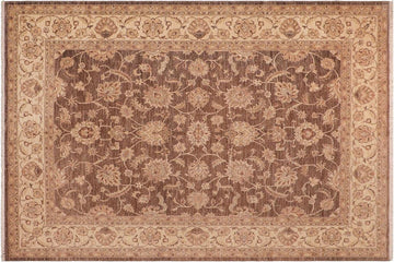 handmade Traditional Kafkaz Chobi Ziegler Lt. Brown Beige Hand Knotted RECTANGLE 100% WOOL area rug 8 x 10